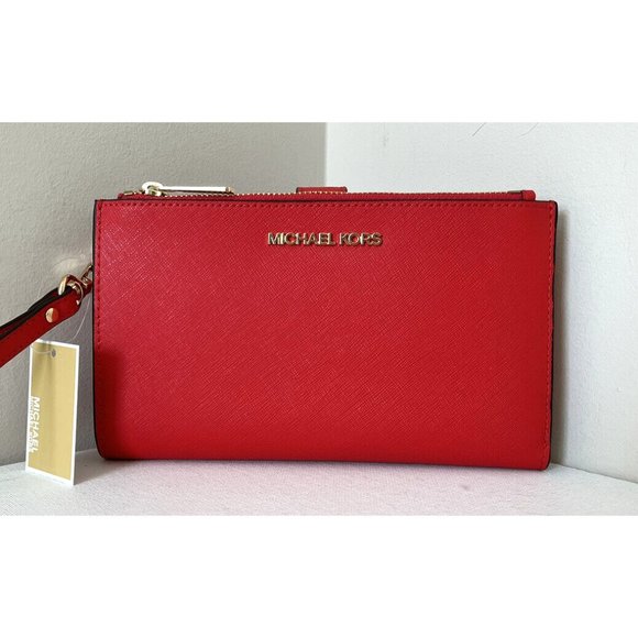 Michael Kors Red Wristlet Wallet - Picture 1 of 5